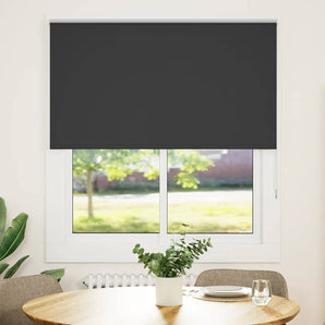 Jaluzea cu role opace negru 120x130 cm Lățime material 116,6 cm