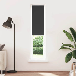 Jaluzea cu role opace negru 60x210 cm lățime material 55,7 cm