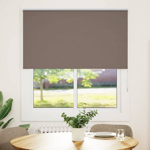 Jaluzea cu role opace cafea 130x130 cm lățime material 126,6 cm
