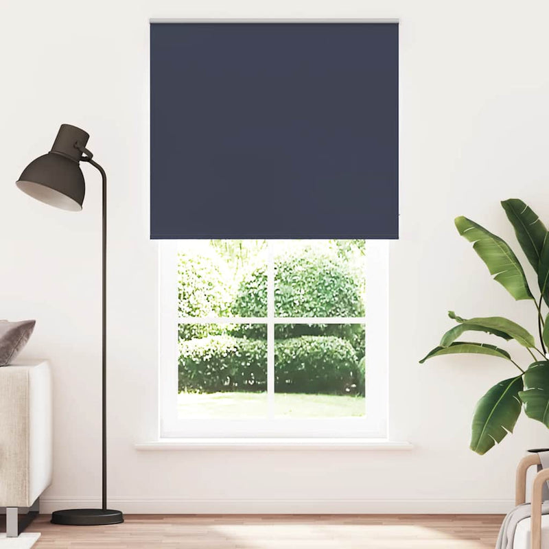 Jaluzea cu role opace bleumarin lățime material 121,6 cm