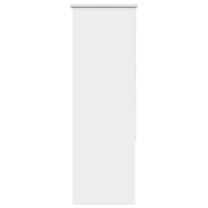 Jaluzea cu role opace alb 40x130 cm lățime material 35,7 cm