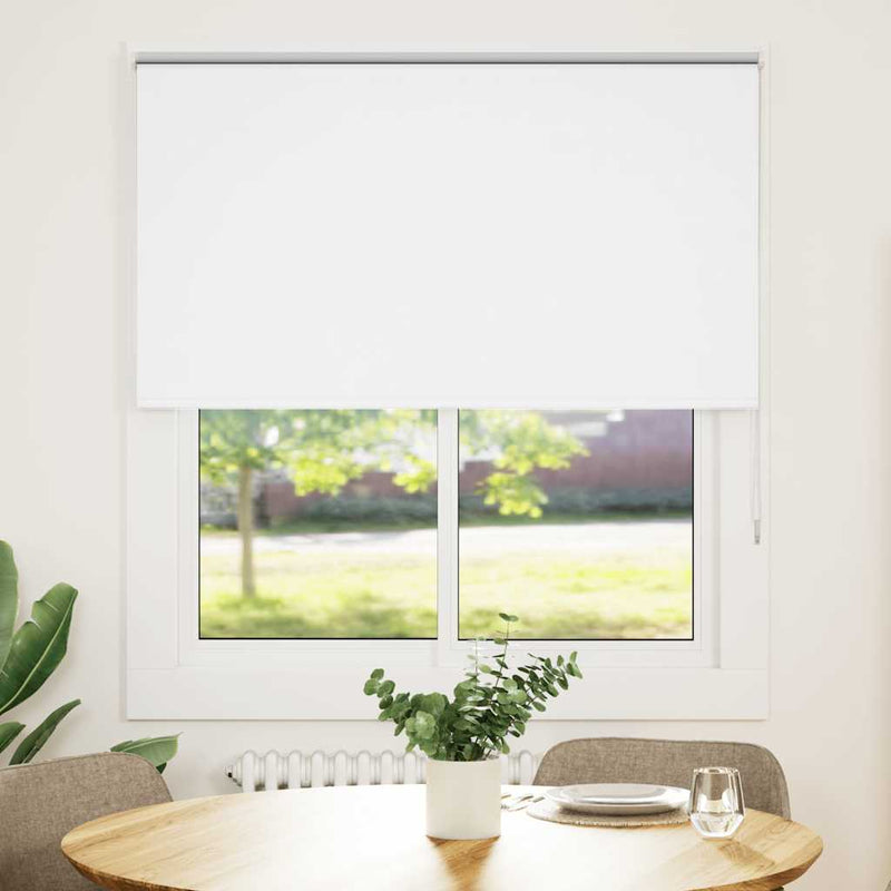 Jaluzea cu rolă opaca alb 135x150 cm lățime material 131,6 cm
