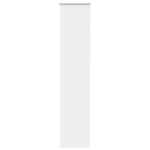 Jaluzea cu role opace alb 55x230 cm lățime material 50,7 cm
