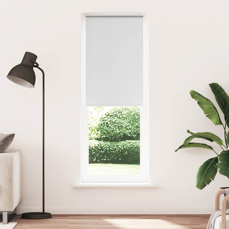 Jaluzea cu role opace alb 80x230 cm lățime material 75,7 cm