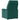 Fotoliu de masaj rabatabil, verde închis, material textil