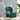 Fotoliu de masaj rabatabil, verde închis, material textil