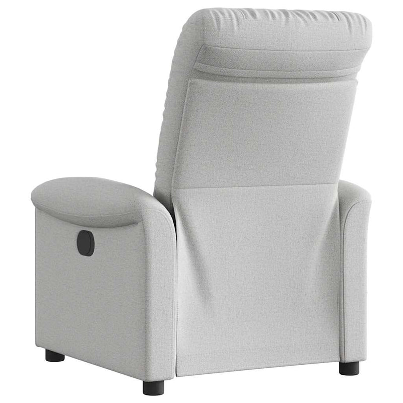 Scaun extensibil din stofă gri nor