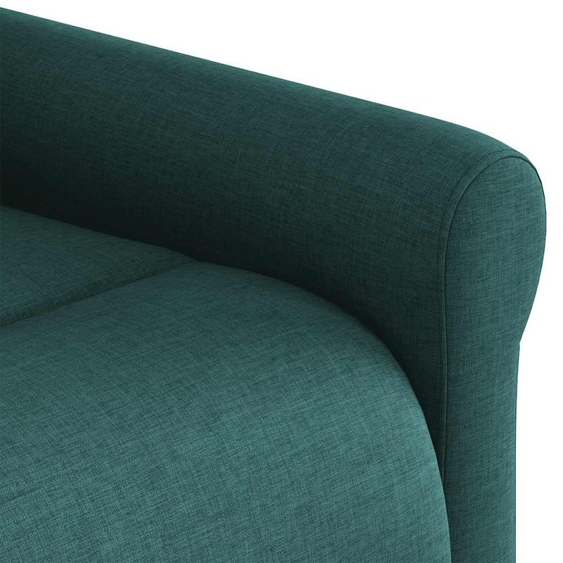 Fotoliu rabatabil, verde închis, material textil