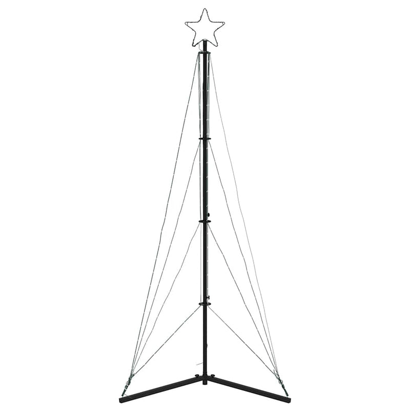 Pom de Crăciun LED 363 LED-uri Alb Cald 182 cm
