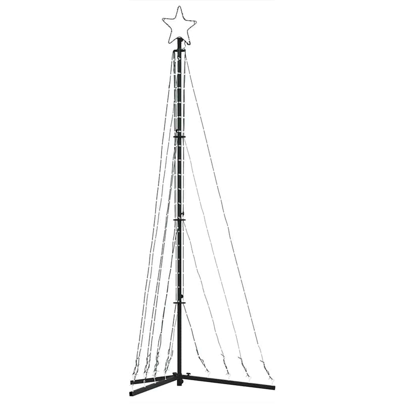 Pom de Crăciun LED 339 LED-uri Alb Rece 182 cm