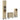 Set mobilier de baie, 3 piese, stejar sonoma, lemn prelucrat