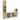 Set mobilier de baie, 3 piese, stejar sonoma, lemn prelucrat