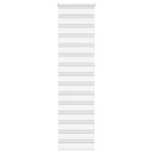 Jaluzea tip zebra alb lățime țesătură 50,9 cm poliester
