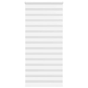 Jaluzea tip zebra alb lățime țesătură 90,9 cm poliester