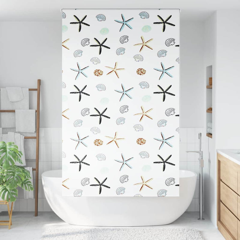 Jaluzea cu rolă de duș 130x240 cm lățime material 126 cm