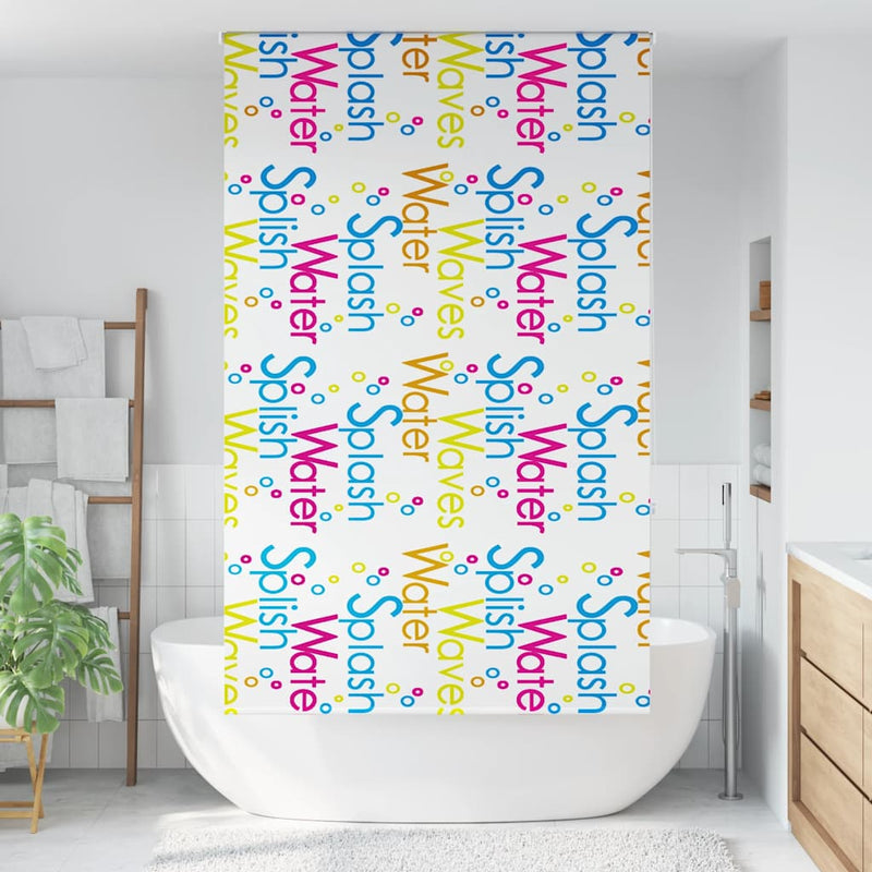 Jaluzea cu rolă de duș 130x240 cm lățime material 126 cm