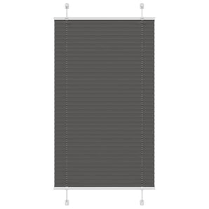 Jaluzea plisată negru 70x100 cm Lățime țesătură 69,4cm poliester