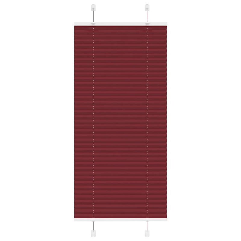 Jaluzea plisată Bordeaux Roșu 55x150 cm Lățime țesătură