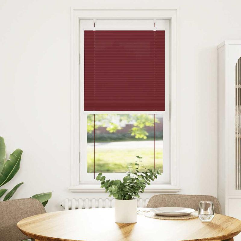 Jaluzea plisată Bordeaux Roșu 55x150 cm Lățime țesătură