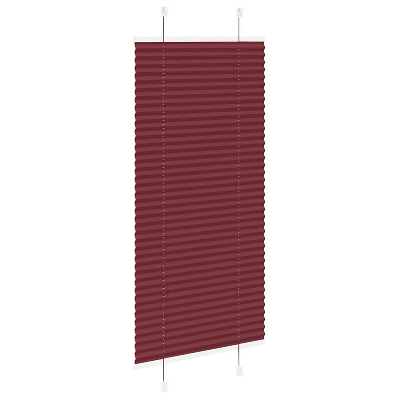 Jaluzea plisată Bordeaux Roșu 55x150 cm Lățime țesătură