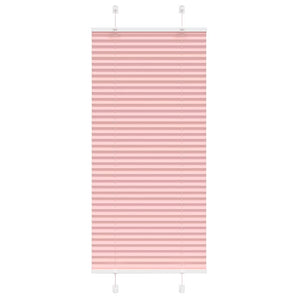Jaluză plisată roz 55x100 cm Lățime țesătură 54,4cm poliester
