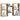 Raft de perete, lemn artizanal, 96x18x60 cm, lemn prelucrat