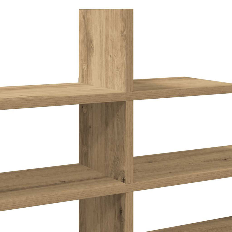 Raft de perete stejar artizanal 124,5x18x60,5 cm lemn prelucrat