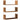 Rafturi perete, 3 buc., lemn vechi, 58x18x18 cm, lemn prelucrat