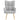 Scaun de relaxare Cloud Grey Fabric