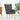 Scaun de relaxare, gri închis, material textil