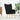 Scaun de relaxare, negru, material textil