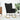 Scaun balansoar, negru, material textil
