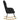Scaun balansoar, negru, material textil