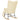 Scaun balansoar cu taburet, crem, material textil