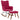 Scaun balansoar cu scaun Wine Red Velvet