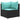 Set mobilier de grădină cu perne, 8 piese, negru, poliratan