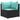 Set mobilier de grădină cu perne, 9 piese, negru, poliratan
