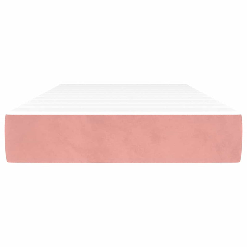 Saltea cu arcuri împachetate 80 x 210 x 20 cm Roz