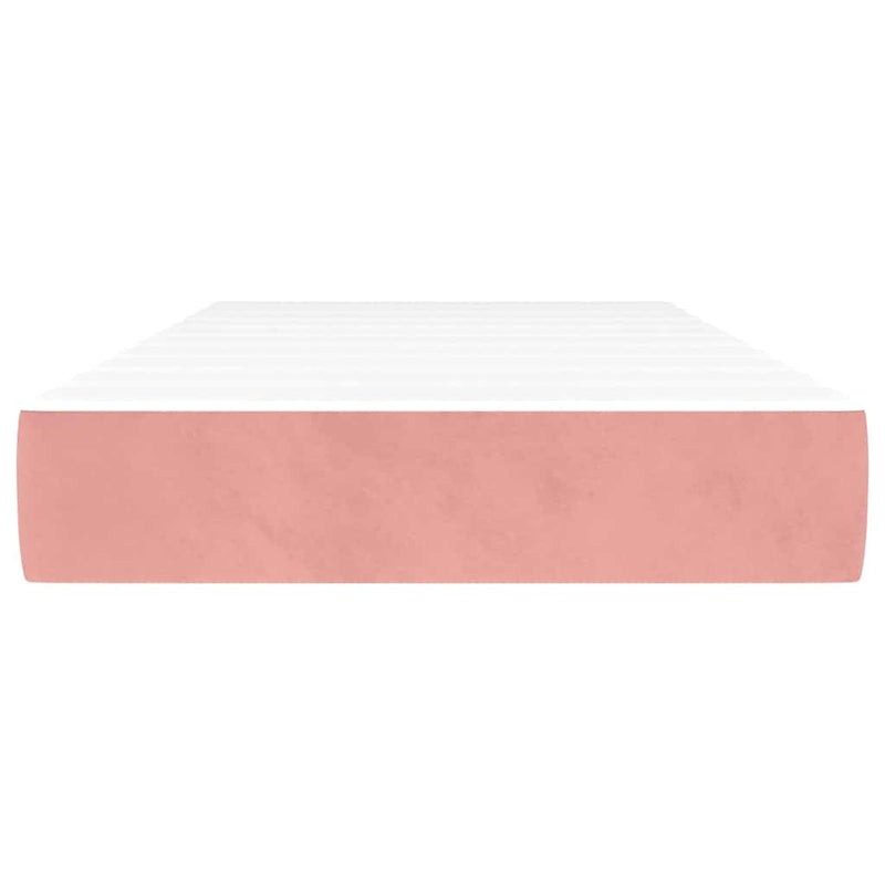 Saltea cu arcuri împachetate 80 x 220 x 20 cm Roz