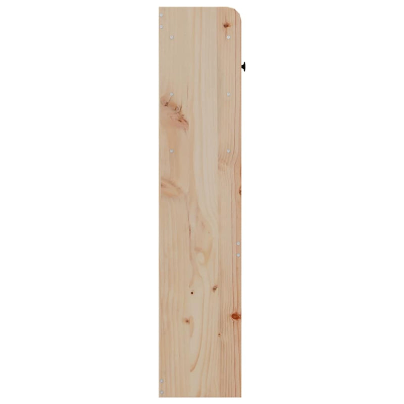 Tăblie de pat cu depozitare, 75 cm, lemn masiv de pin