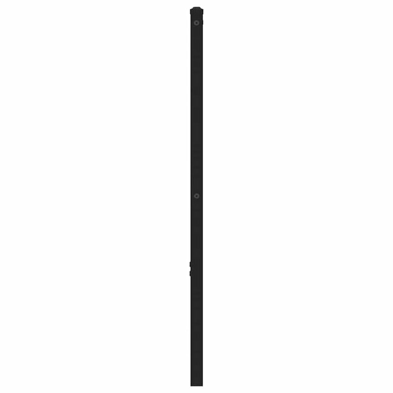 Tăblie de pat de schimb, stejar maro, 107 cm, lemn prelucrat și oțel