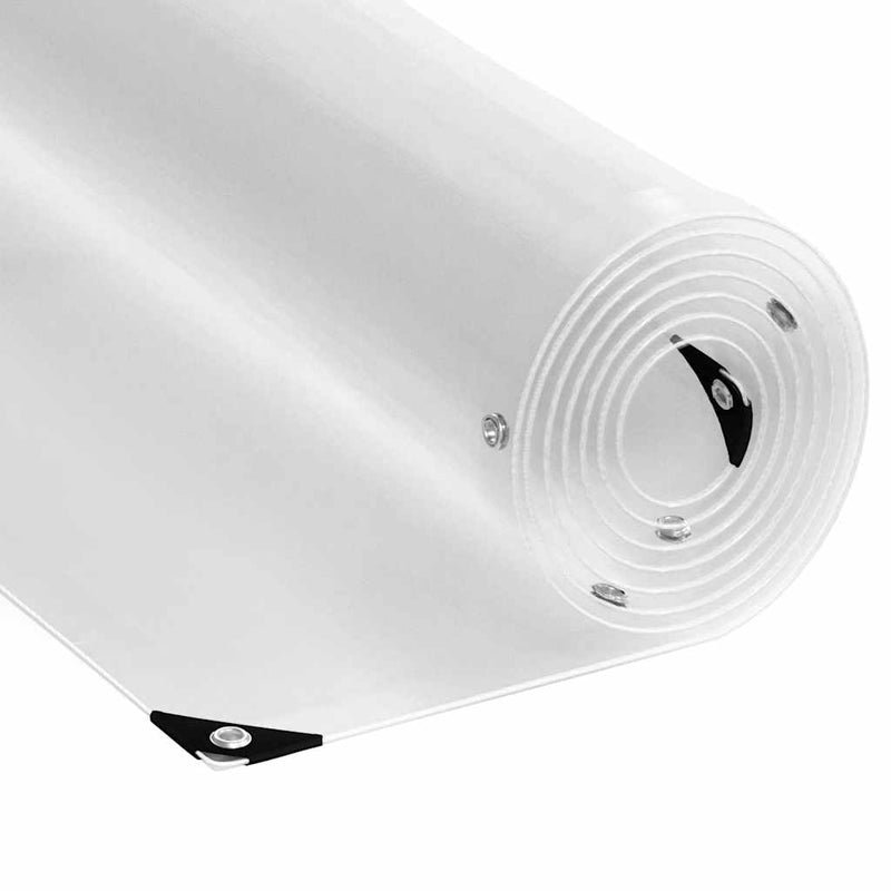 Prelata transparenta cu ochiuri 1x12 m PVC
