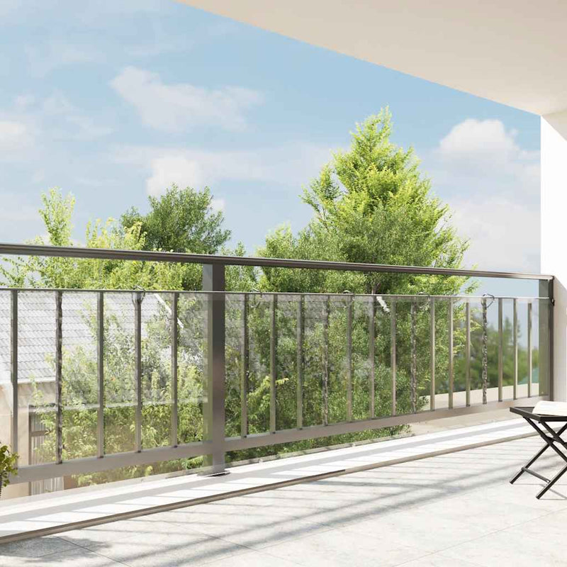 Prelata transparenta cu ochiuri 1x12 m PVC
