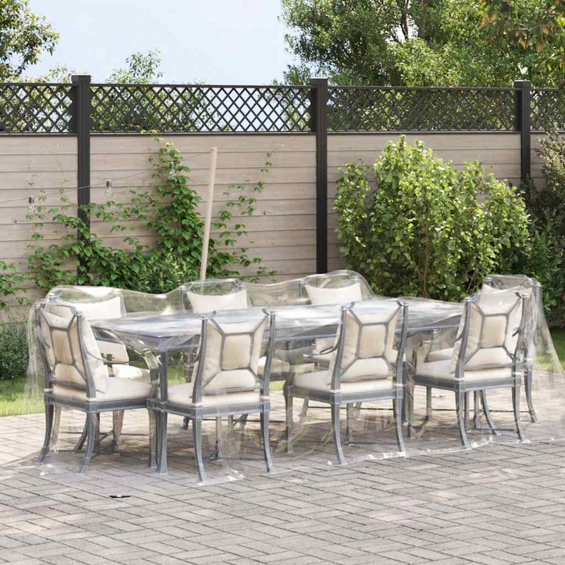 Prelata transparenta cu ochiuri 2x6 m PVC