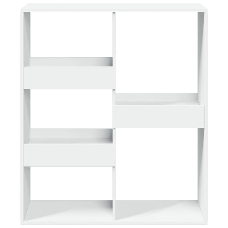 Bibliotecă/Separator cameră, alb, 100x33x115 cm