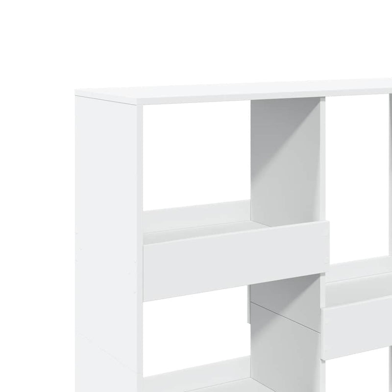 Bibliotecă/Separator cameră, alb, 100x33x115 cm