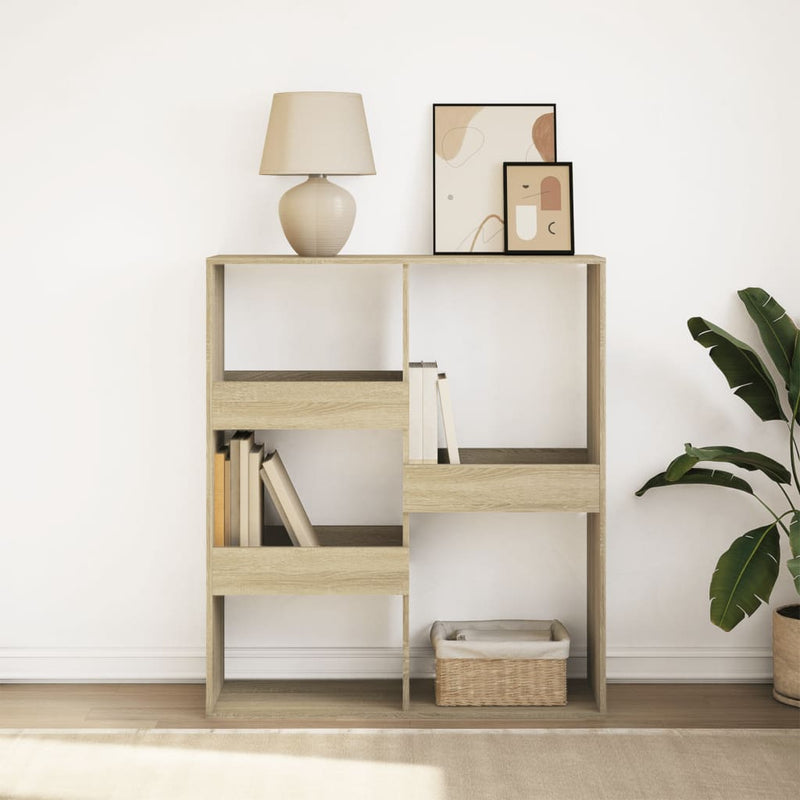 Bibliotecă/Separator cameră, stejar sonoma, 100x33x115 cm