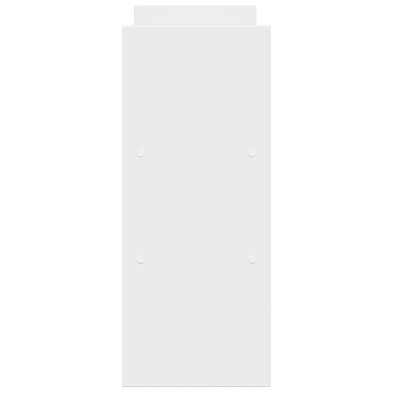 Organizator birou, alb, 40x17x41 cm, lemn prelucrat
