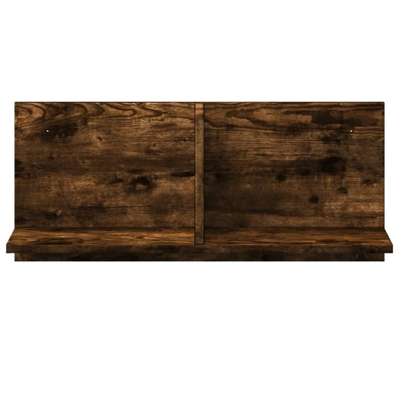 Dulap de perete, stejar fumuriu, 70x16,5x30 cm, lemn prelucrat