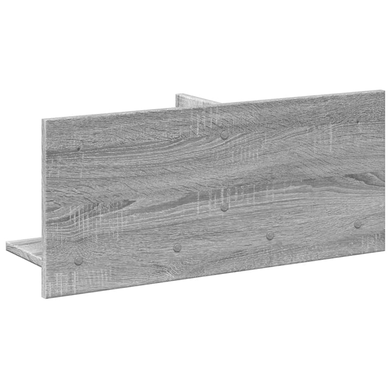Dulap de perete, sonoma gri, 70x16,5x30 cm, lemn prelucrat